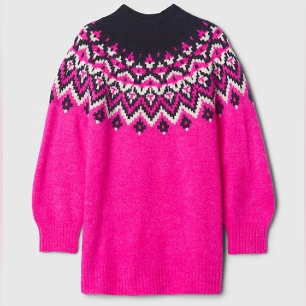 Gap Fair Isle Sweater Dress - 4T